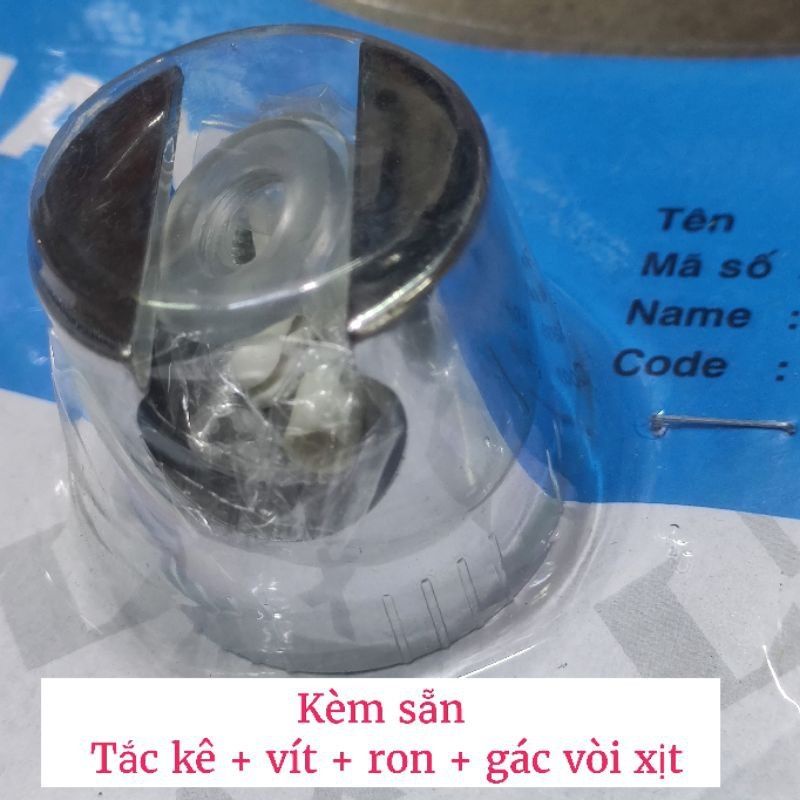 Bộ xịt vệ sinh nhựa trắng/atimon dây dài 1m5