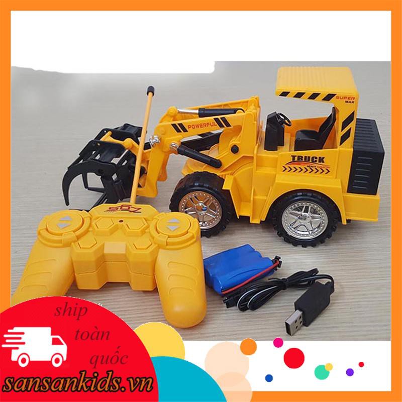 ĐỒ CHƠI XE CẨU HÀNG ĐIỀU KHIỂN PIN,SAC - XE CÔNG TRÌNH