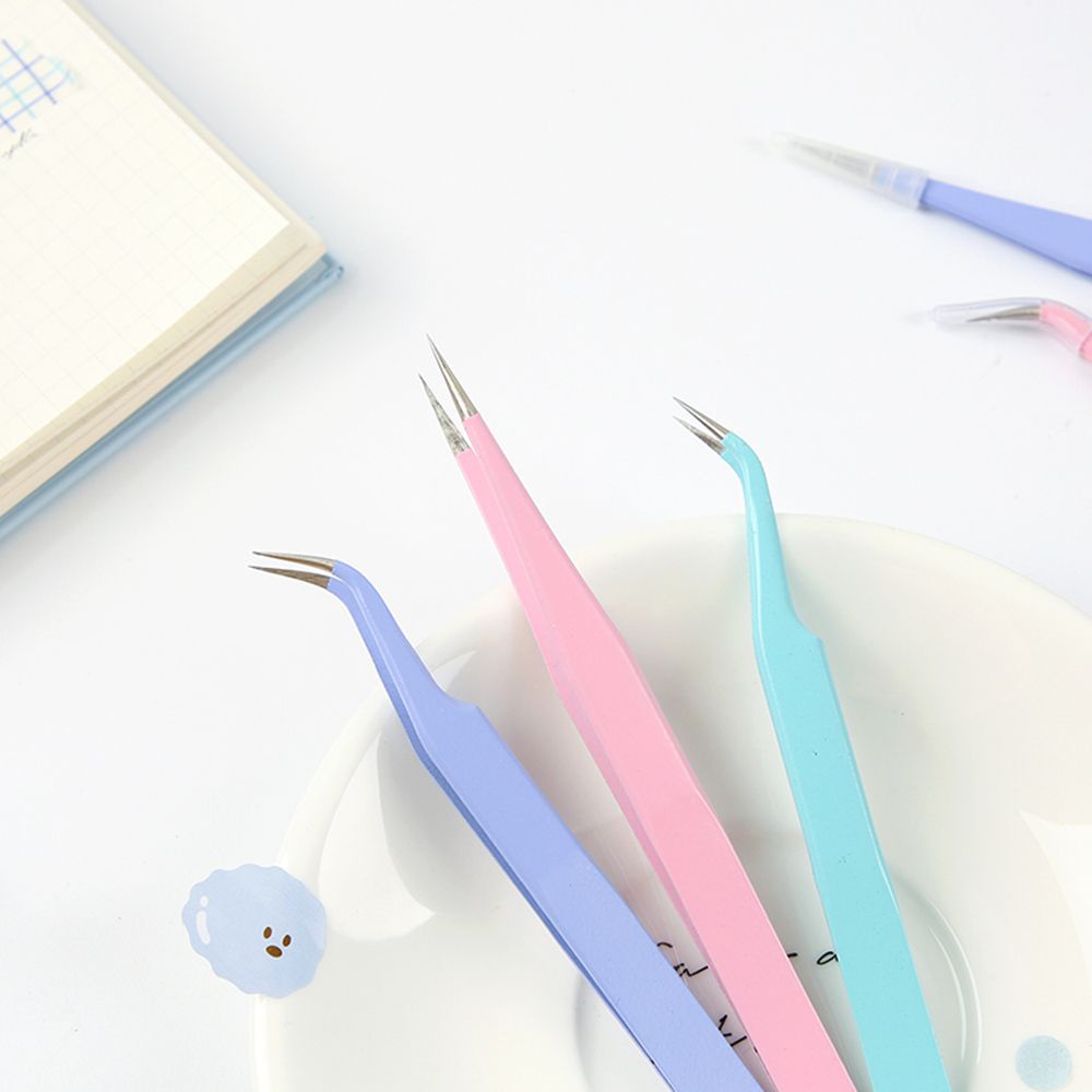 Nhíp Thẳng / Cong Bằng Thép Không Gỉ Đa Năng Dùng Trang Trí Sổ Tay Diy