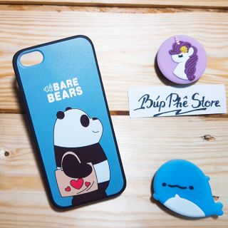 Ốp gấu panda đeo đi chợ Samsung oppo iphone ẢNH THẬT