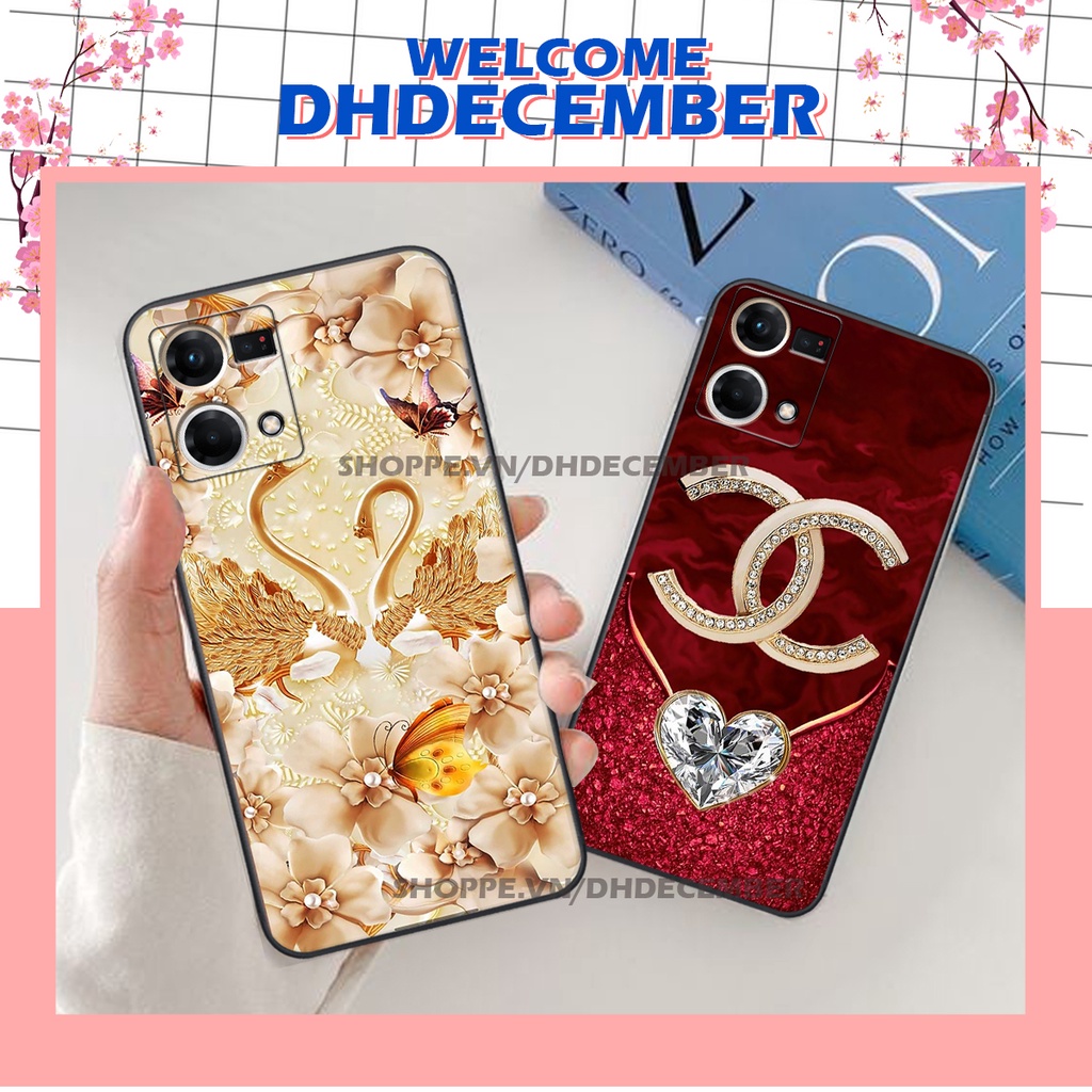Ốp lưng Oppo RENO 7 4G - ỐP BẢO VỆ CAMERA in hình hoa xinh xắn, hiện đại , thời trang ,phong cách