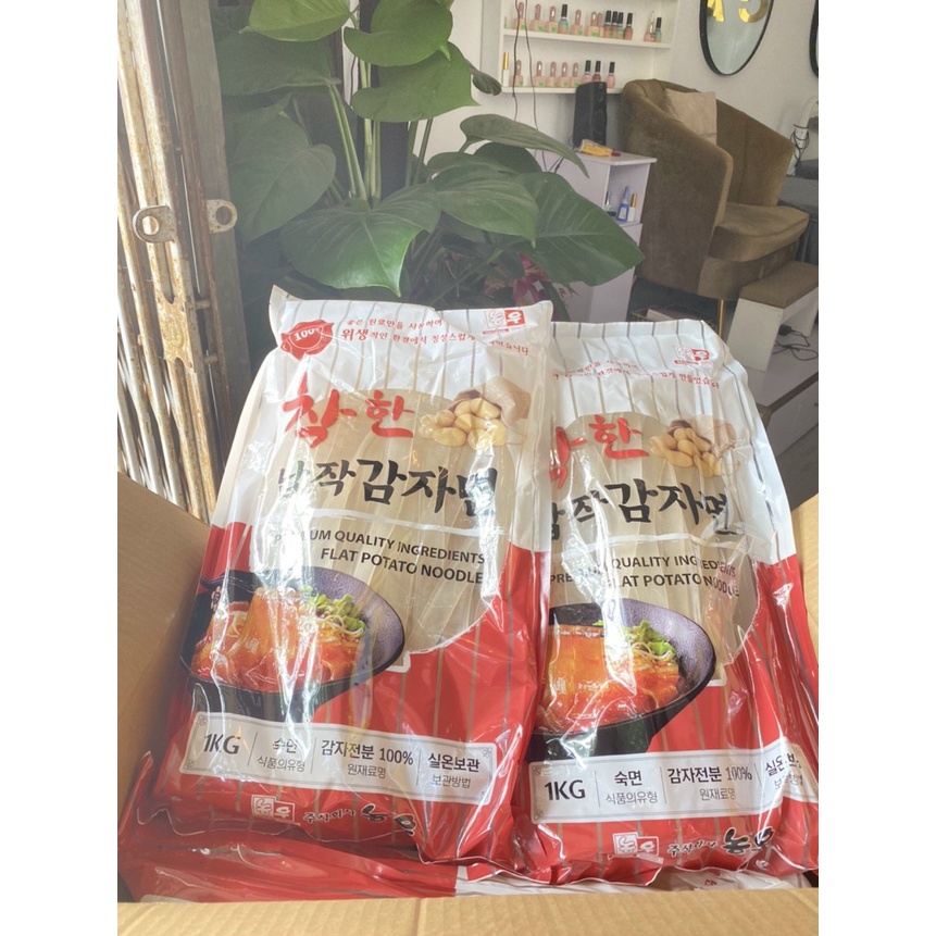 Miến Dẹt Hàn Quốc Sợi Bản To Ngon 1 Kg