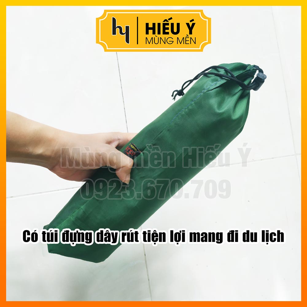 [TẶNG 4M DÂY] Võng dù Thái Lan 2 lớp túi rút dài 2m2 - ẢNH THẬT | Mùng mền Hiếu Ý