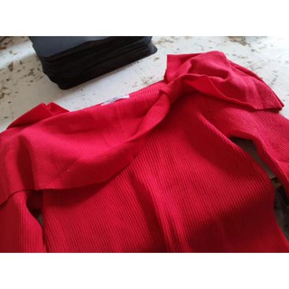(Order)  Áo len cổ nơ 🎀