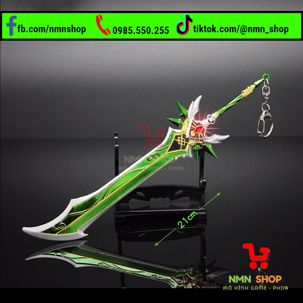 Mô hình game Genshin Impact - Primordial Jade Greatsword 21cm