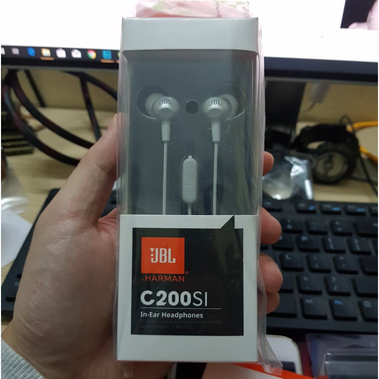 Tai nghe JBL C200Sl chuẩn hãng,có mic,bass mạnh mẽ