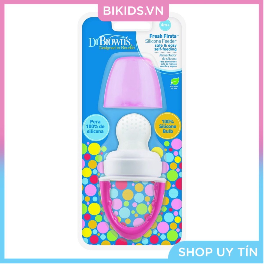 Dr.Bronw's - Túi nhai chống hóc silicone an toàn cho bé