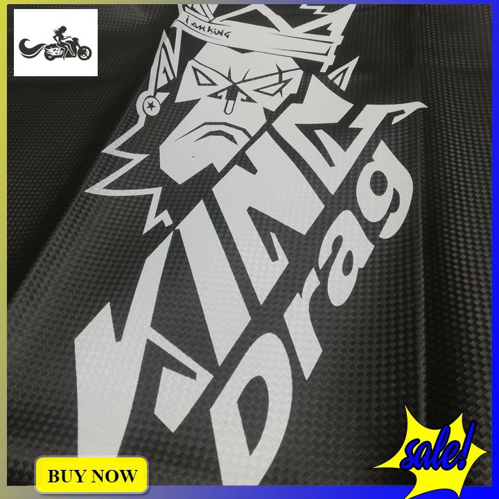 Bọc yên xe máy kingdrag hình mặt khỉ siêu ngầu (logo hình giao ngẫu nhiên)