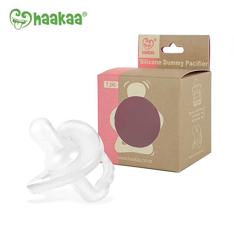 Ti ngậm silicone cho trẻ bé sơ sinh Haakaa. Không chứa BPA, PVC, chất tạo màu nhân tạo và phthalates