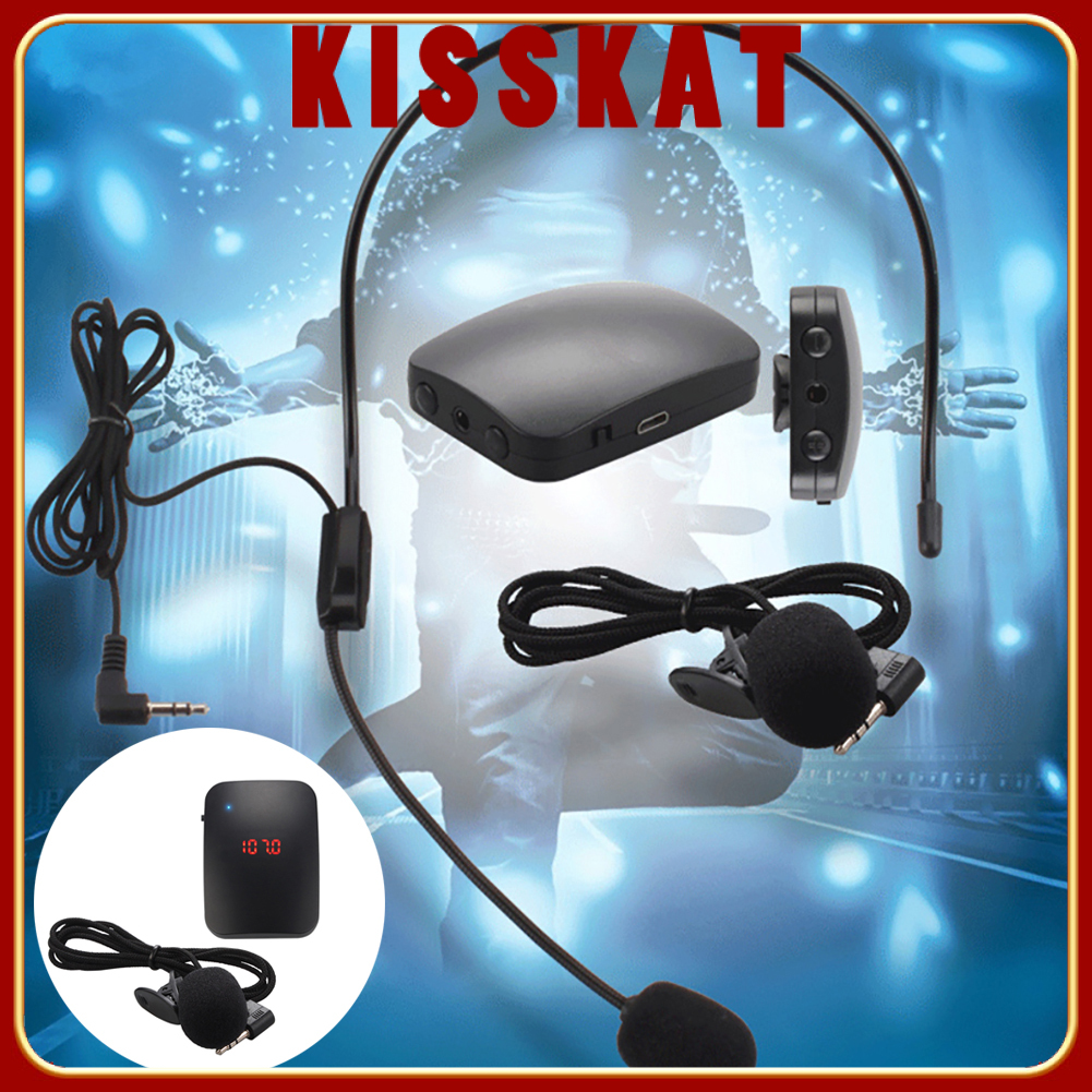 Nụ Hôn Mèo  Micro Cài Áo Có Kẹp Gắn Cổ Áo Truyền Tín Hiệu FM Không Dây