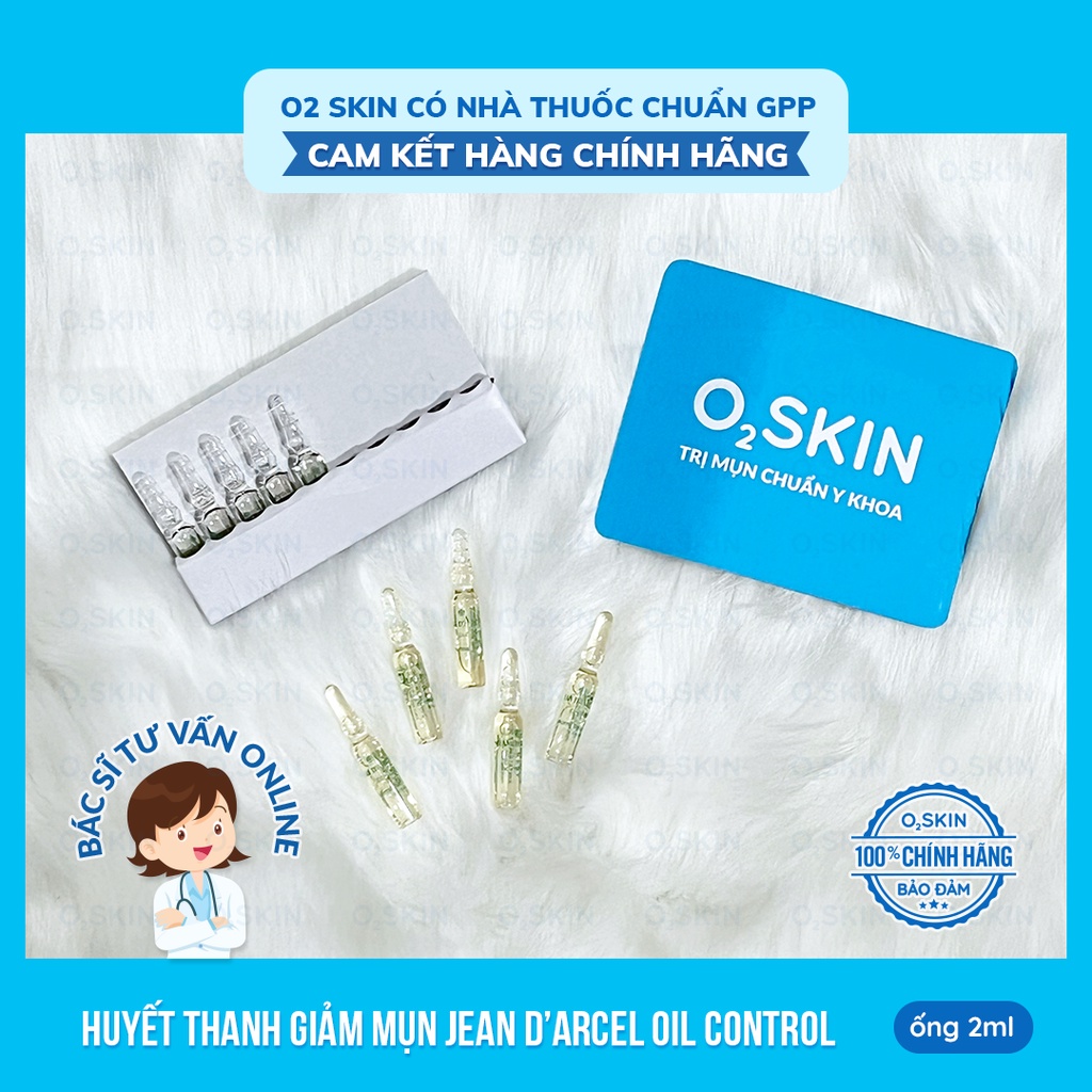 Huyết Thanh Giảm Mụn, Kiềm Dầu, Mờ Thâm Mụn Jean D'Arcel Oil Control Concentrate