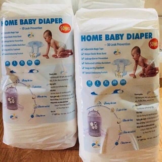 100 cái bỉm quần HOME BABY size M L XL XXL XXXL