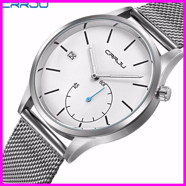 [Hàng xịn] ĐỒNG HỒ NAM DÂY LƯỚI CRRIU ( TẶNG KÈM HỘP ) | BigBuy360 - bigbuy360.vn