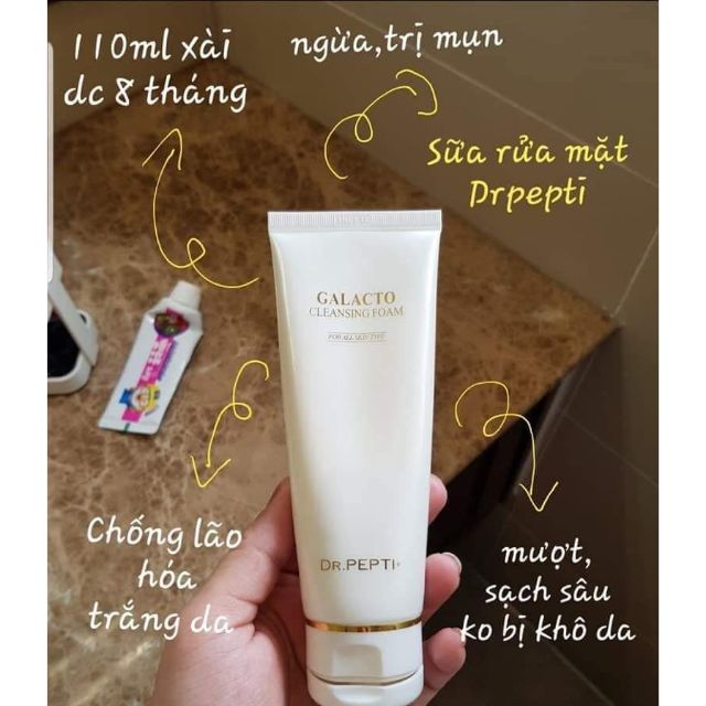 Sữa rửa mặt Dr Pepti