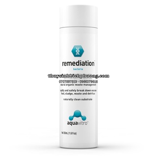 Remediation seachem 150ml - aquavitro bacteria- cung cấp vi sinh sống phân hủy thức ăn thừa và mùn cây cho hồ cá thủy si