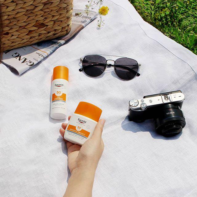 Kem chống nắng Eucerin Sun Fluid Sensitive Protect SPF 50+