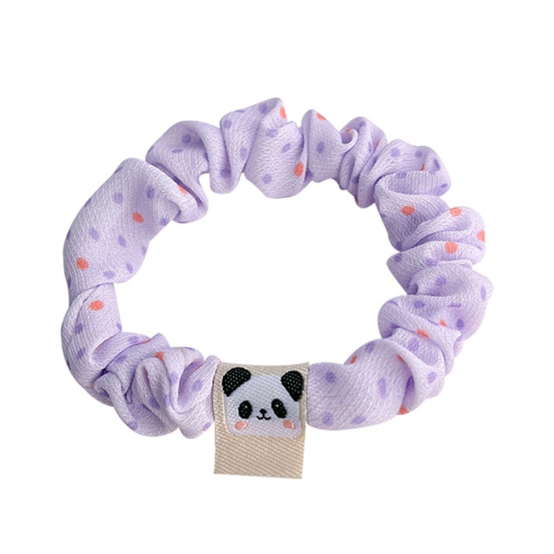 Dây Cột Tóc Co Giãn Hình Gấu Trúc Hoạt Hình Tinh Tế Cho Nữ Giá Đỡ