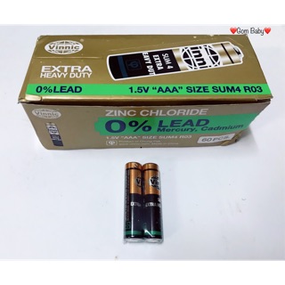 Pin Tiểu Vinnic 1.5V AAA Size SUM4 R03 Không Chì