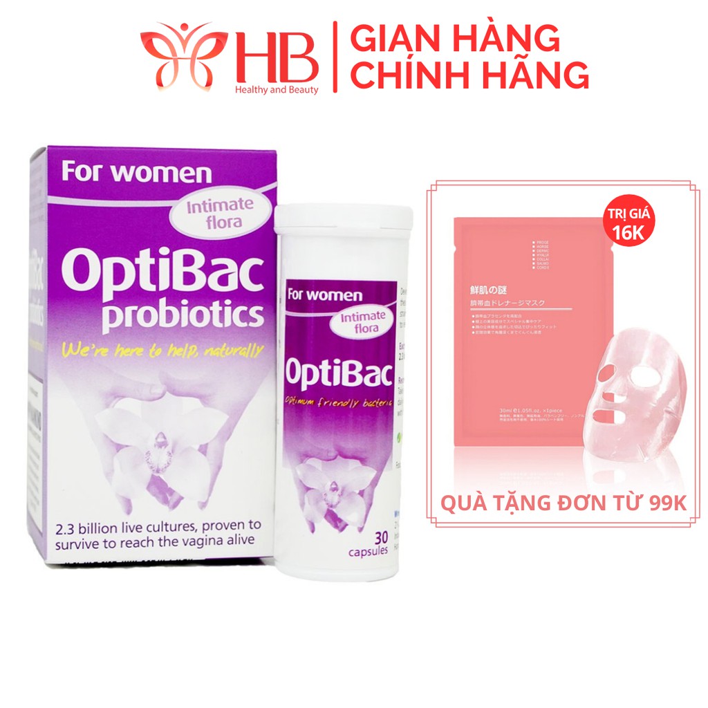 [HÀNG CHÍNH HÃNG] Men vi sinh Optibac tím cho phụ nữ | Thế Giới Skin Care