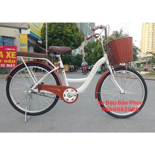 [HỒ TRỢ 200K] Xe đạp mini Việt Nhật New 24-26 inch (Cao từ 1m30 trở lên là đi vừa).