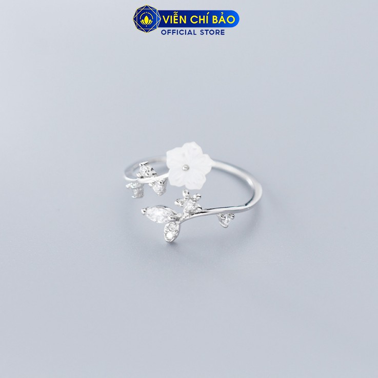 Nhẫn bạc nữ hoa Tigon chất liệu bạc 925 thời trang phụ kiện trang sức nữ thương hiệu Viễn Chí Bảo N000355x