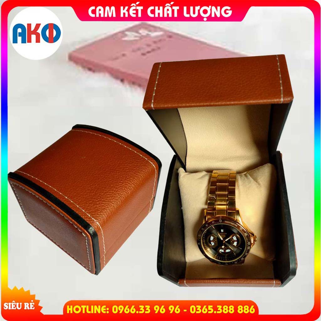 [Rẻ bất ngờ] với mẫu đồng hồ Nam - AKIKO_NAM001 cam kết chất lượng, tặng hộp đồng hồ sang trọng và vòng đeo phong thủy.