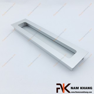 Tay nắm âm tủ bằng nhôm mờ NK012 (Màu Nhôm Mờ)