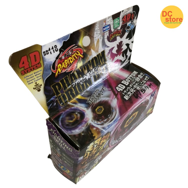 Con Quay Beyblade 4d Phantom Orion BB118 Siêu Mạnh
