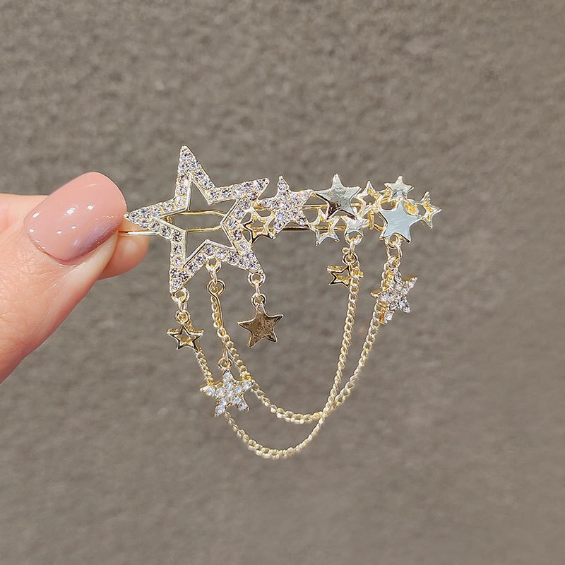 Kẹp tóc hình sao xinh xắn cho nữ