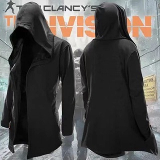 Áo Khoác Gió Có Mũ Trùm Dáng Rộng Màu Đen Trơn Thời Trang Hàn Quốc Giản Dị Dành Cho Bạn Nam