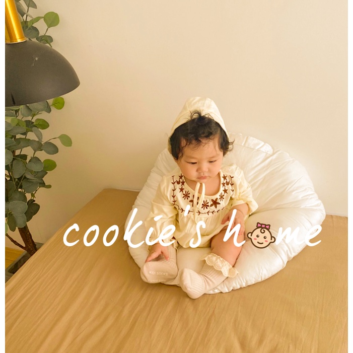 [KÈM NÓN] Body cho bé gái sơ sinh coton phong cách Korea vintage Hoàng gia mặc thôi nôi chụp hình studio