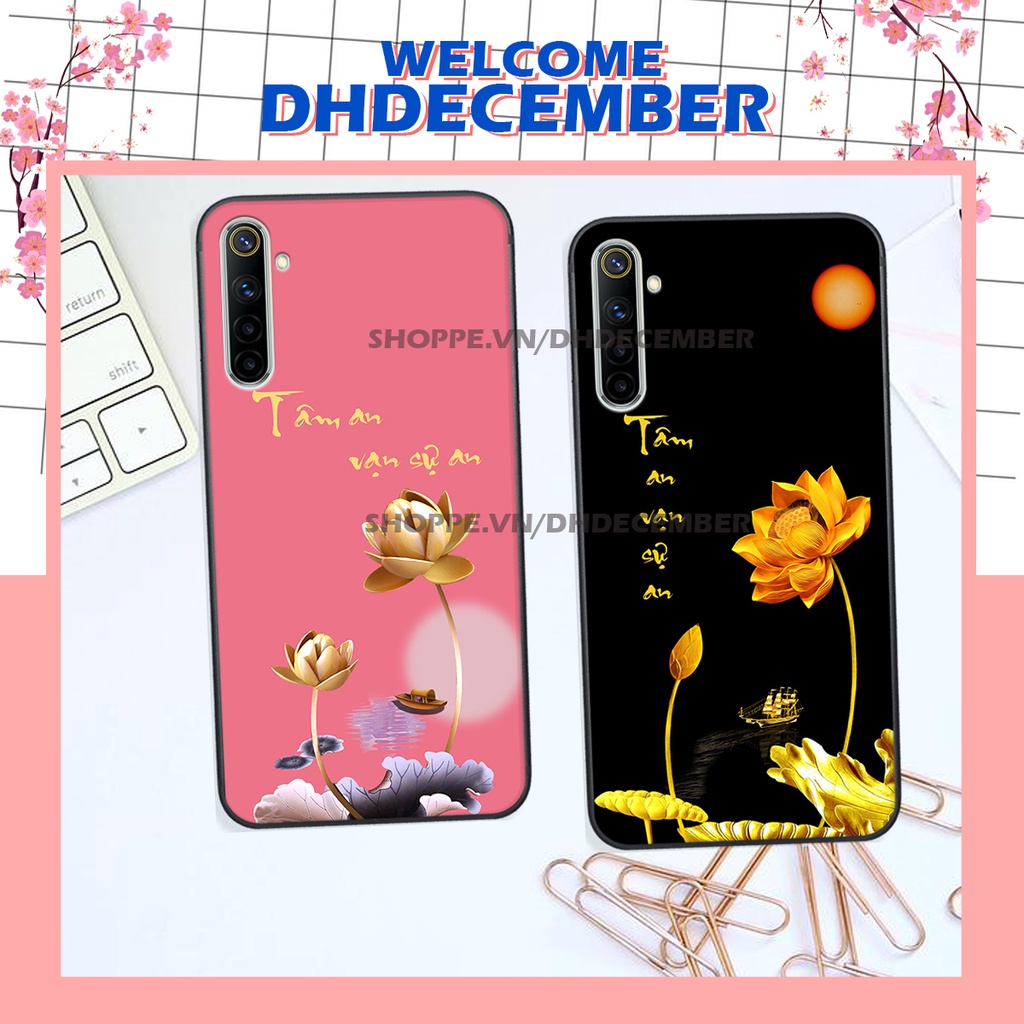 Ốp lưng Realme 6 / 6 PRO in hình thư pháp tâm an vạn sự an ,mã đáo thành công SIÊU CHẤT