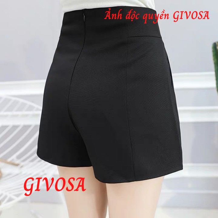 [Mã FAMAYWA giảm 10K đơn 50K] Quần Đùi Nữ Chất Vải Mềm Thiết Kế Khóa Sau Mẫu Mới -GN112 | BigBuy360 - bigbuy360.vn