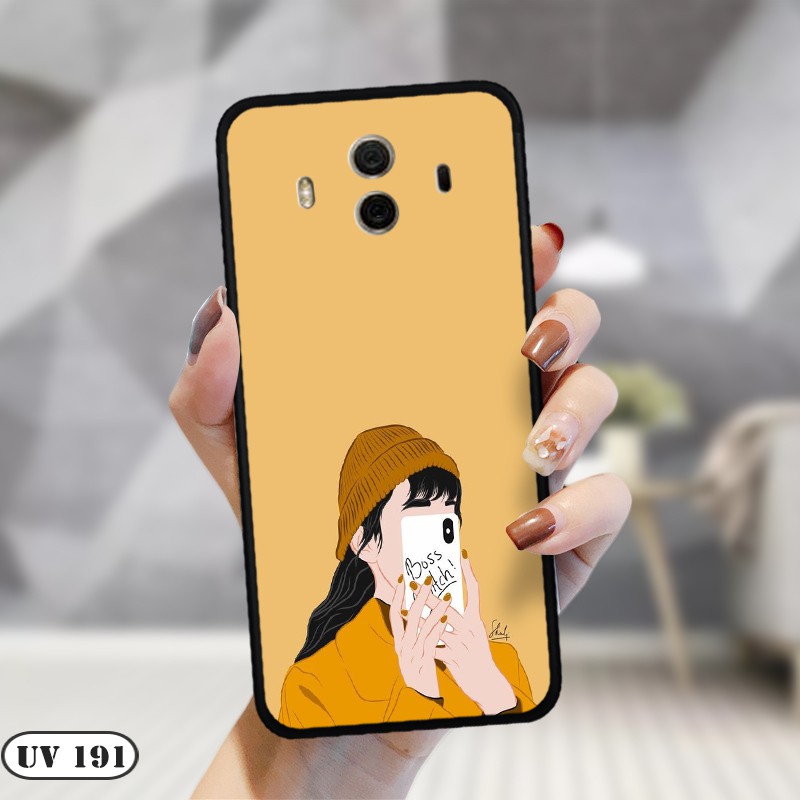 Ốp lưng nhám HUAWEI Mate 10 in hình