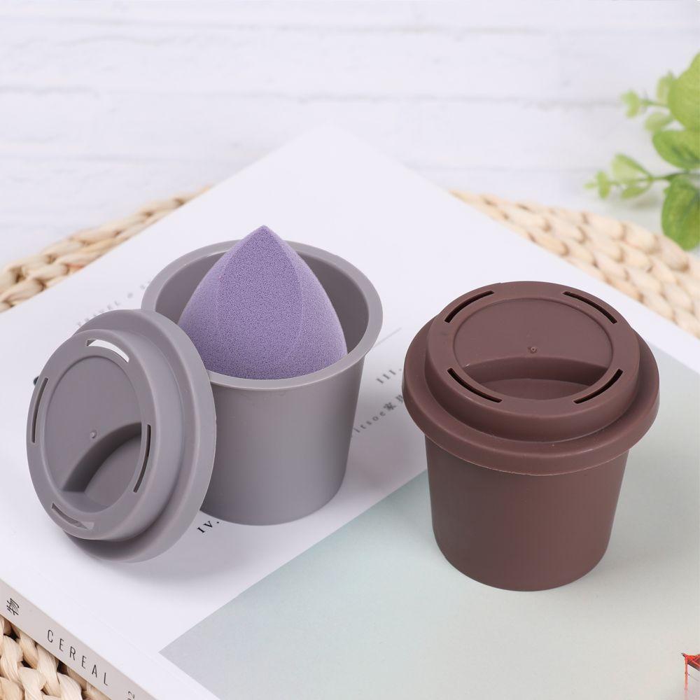 GOGOUP Hộp Đựng Mút Trang Điểm Hình Trứng Trưng Bày Đứng
