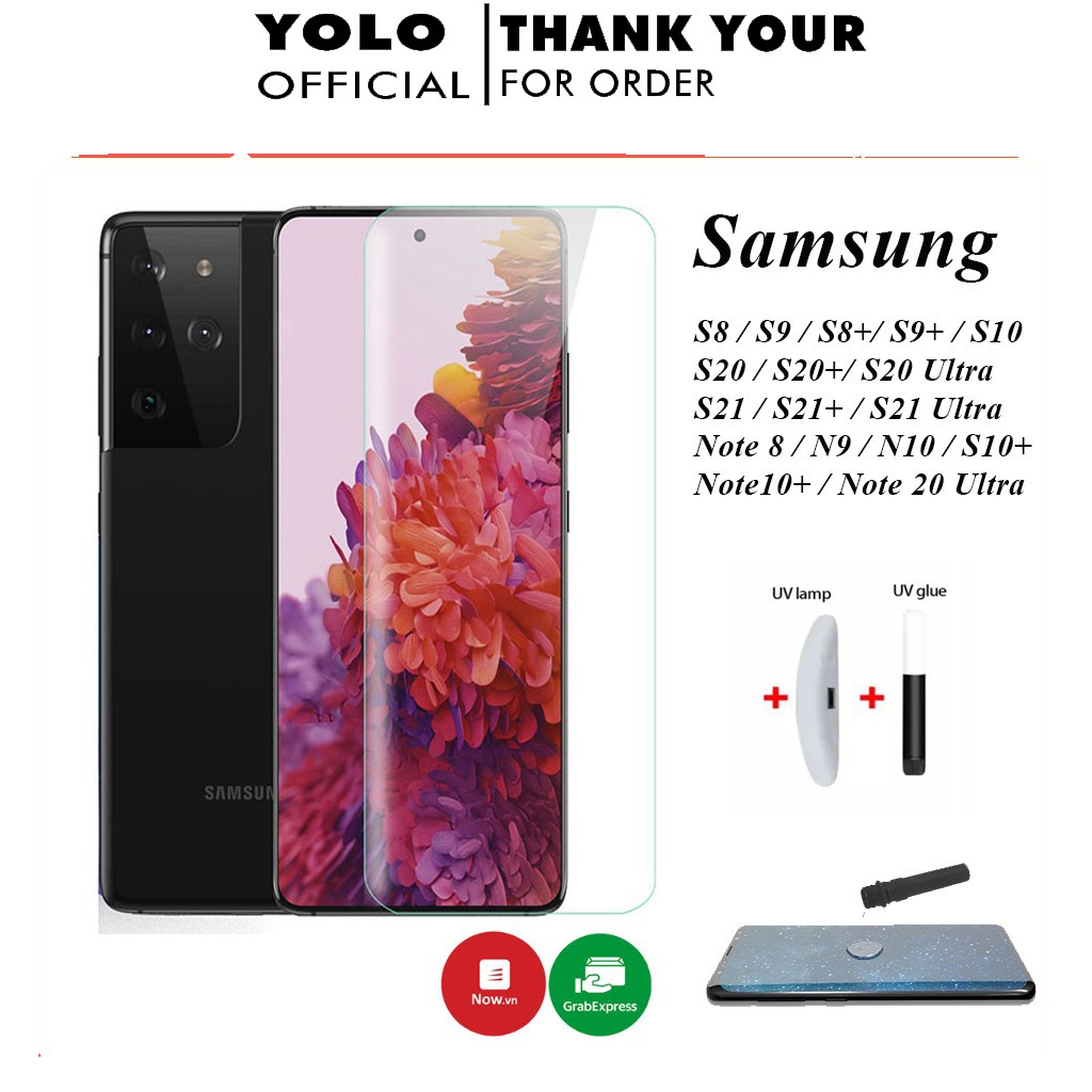 Cường lực samsung S23 ultra S21 S22 S22+ S21 Ultra S21+ S20+ S20 S10 S10+ S8 S9+ S9 S9+ Note 8 9 10 10+ Note 20 Keo UV