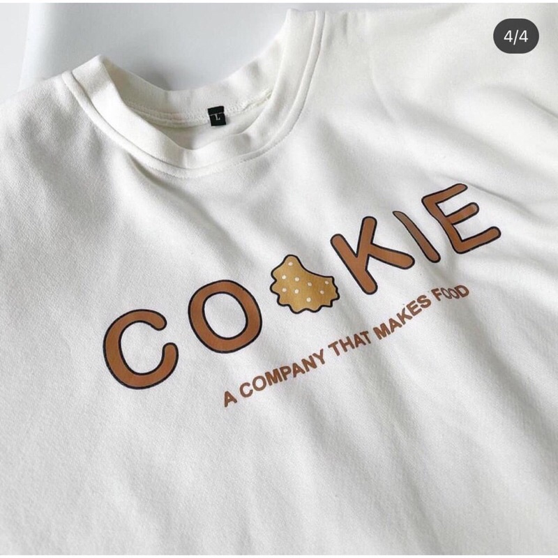 Áo nỉ bo COOKIE in hai mặt