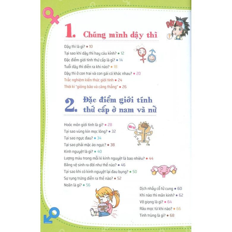 Sách Quiz! Khoa Học Kì Thú: Dậy Thì Giới Tính