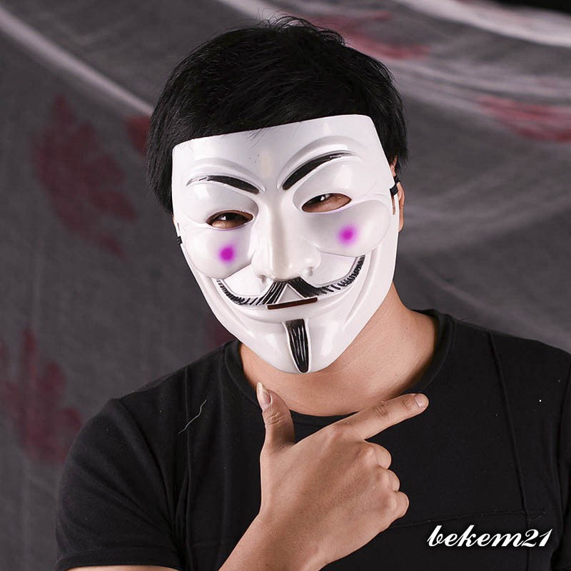 Rẻ Nhất Thị Trường Mặt Nạ Hacker Màu Trắng TTMT-TTMB