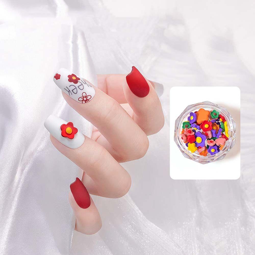 Phụ Kiện Hoa Tinh Tế Trang Trí Móng Tay Nghệ Thuật DIY