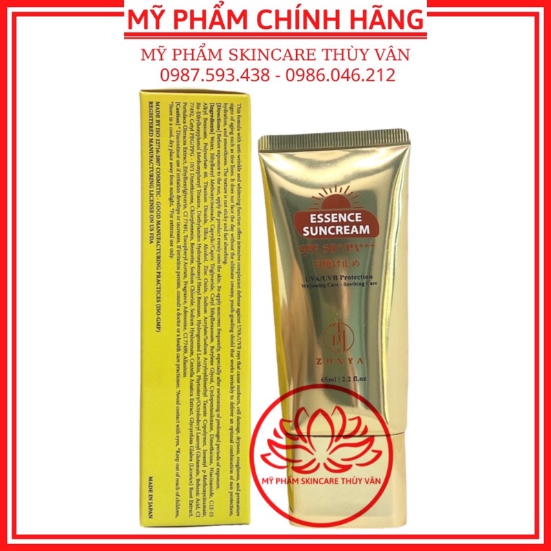 Kem Chống Nắng Nhật Bản Chính Hãng ZUNYA 65ml