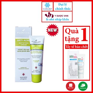 Kem Kiểm Soát Dầu Và Điều Tiết Nhờ Floslek Anti Acne Mattifying Cream