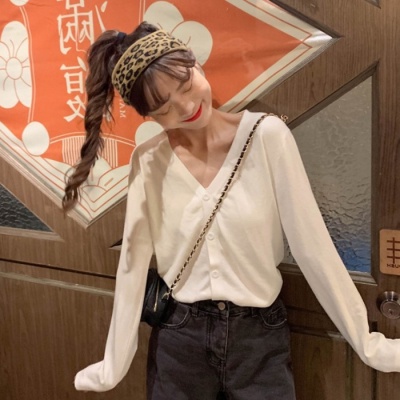 NRVP Áo Sweater Dệt Kim Dài Tay Thiết Kế Mới Thời Trang Theo Phong Cách Hàn Quốc Cho Nữ