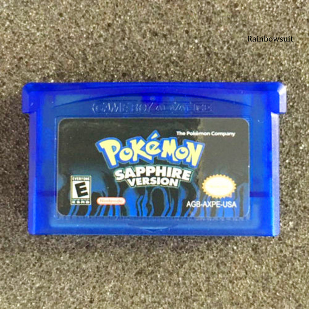 Thẻ Game Pokemon Rb- Sapphire / Fire Red / Leaf / Ruby / Ruby Cho Gba