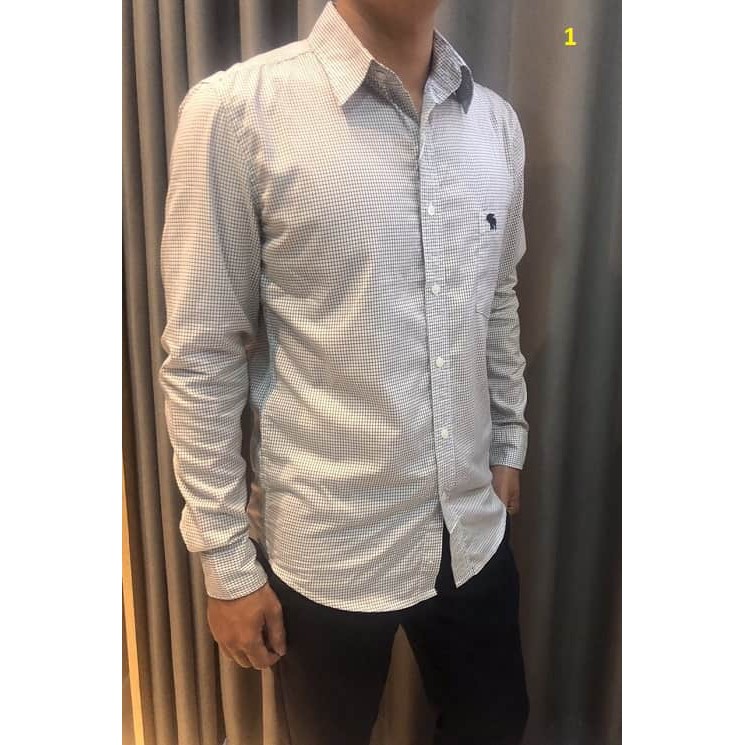 ÁO SƠ MI NAM KẺ SỌC CARO NHỎ CÔNG SỞ