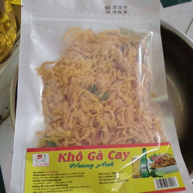 Đồ ăn vặt khô gà cay mua 5 tặng 1