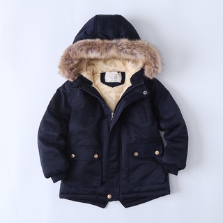 Áo Parka Mũ Lông Siêu Ấm Cho Bé
