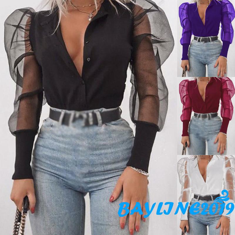 Áo phối lưới tay ngắn thời trang dành cho nữ