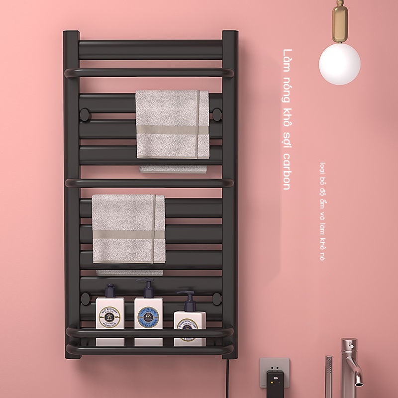 ✲✐❣Giá treo khăn sưởi sấy khô khử trùng bằng sợi carbon thông minh