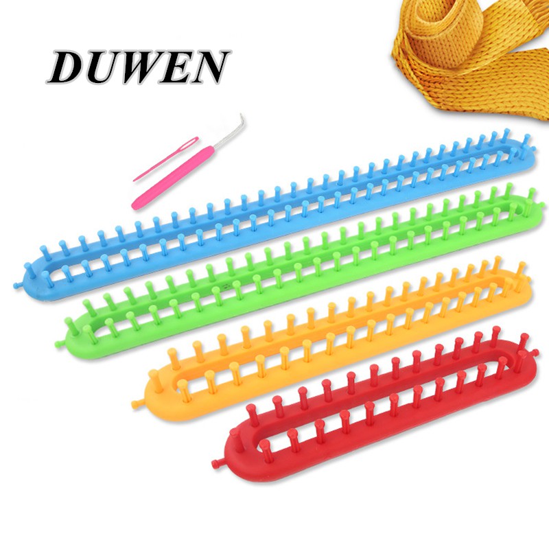 Bộ dụng cụ đan khăn choàng / nón với 4 kích thước bằng nhựa tiện dụng (có bán lẻ)